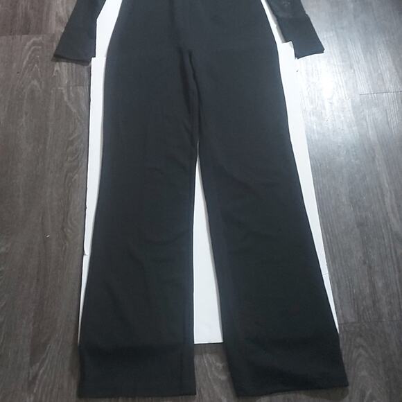 Fashion Nova Mesh Baby Black Sheer Jumpsuit S Coquette Girl Whimsy Goth Claddic - Picture 5 of 10